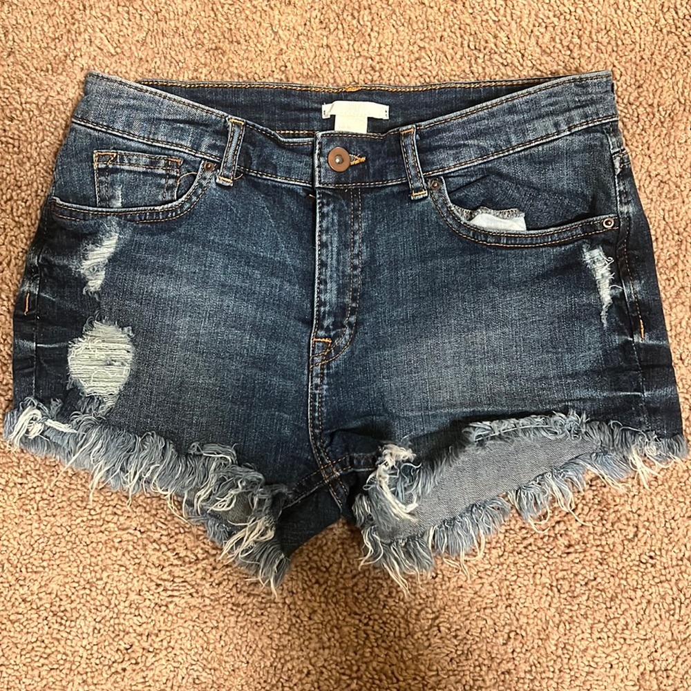 Hi rise H&M jean shorts